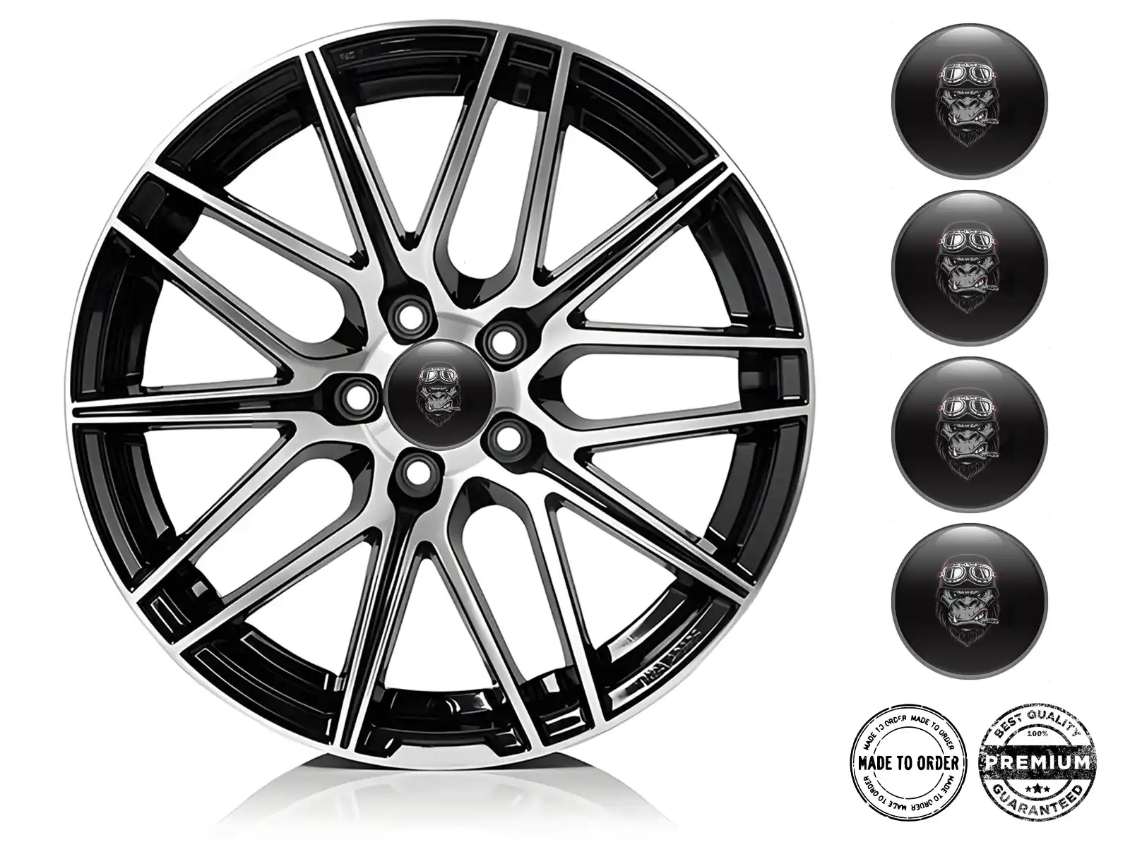 Hub Cap Sticker Style Temporal Thrust Burst